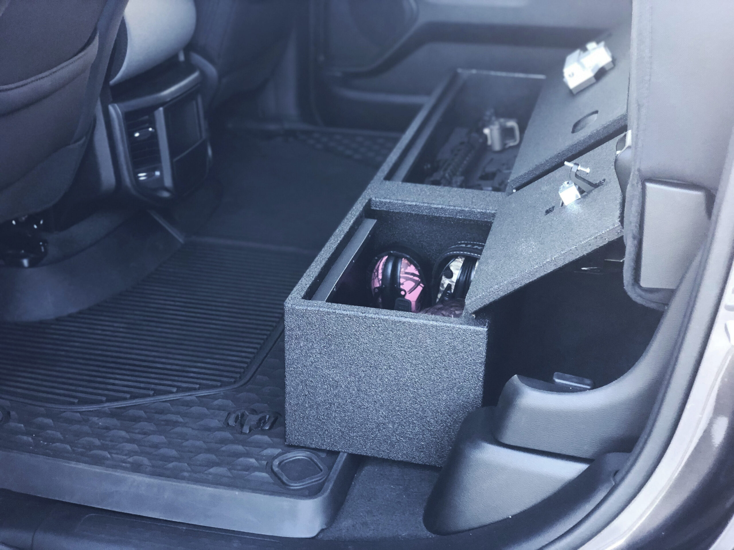 Dodge Ram Crew Cab Long Under Seat Cabinet | Rockland Custom Truck ...